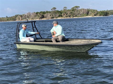 Fishing, meet utility. Order Now Glide Specs Length: 17’-0” Width 58”Draft: "Stupid Skinny" Power: Up to 30 HP outboardMax Capacity: 2 Anglers Go Shallow The East Cape Glide can access waterno other skiff in our arsenal can. Glide Order today Get Started