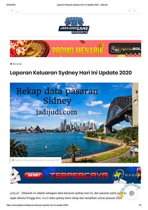 Bebas 10 000 dapat berapa. Keluaran sydney 2020 lengkap hari.
