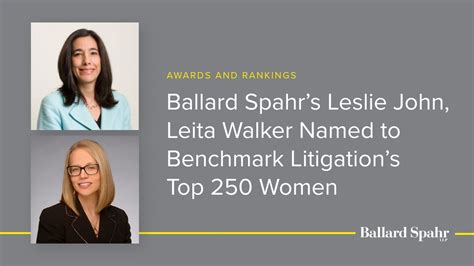 Because of Leita Walker and Emmy... - Ballard Spahr LLP Facebook