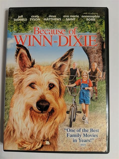 Because of Winn-Dixie (DVD, 2005) 24543189718 eBay