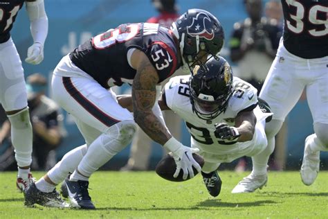Beck’s rare TD return propels Texans to a 37-17 rout of Jaguars and gives Ryans his first win