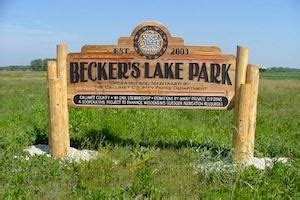 Becker Lake Calumet County, WI - Official Website