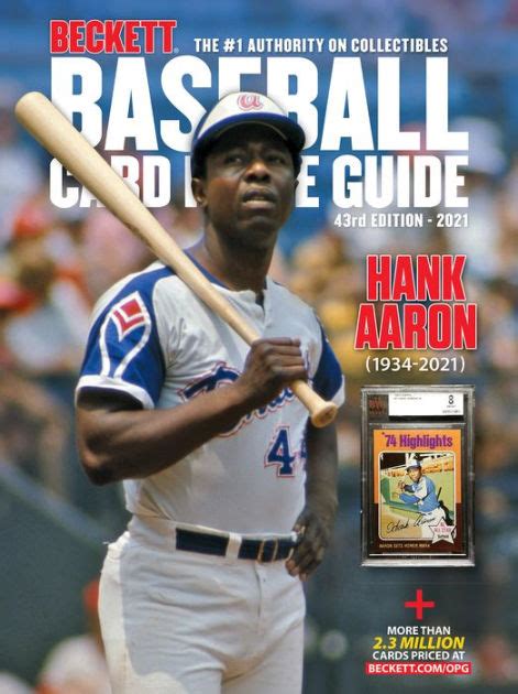 33,492. Product dimensions: 8.00 (w) x 10.50 (h) x 1.40 (d) The latest edition of the world's most trusted baseball card price guide. For more than three decades, Beckett has provided this comprehensive source of.