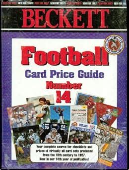 Beckett football card price guide 2013 14. - Mind power seduction manual by amargi hillier.