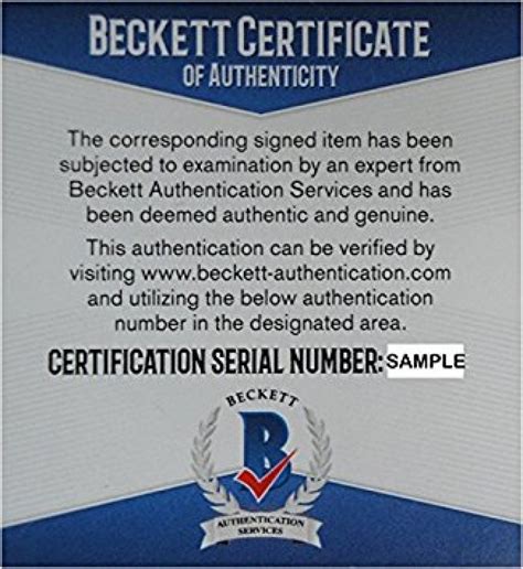 Beckett serial number lookup. Serial Number. BGS BVG BCCG. Please note: You can link directly to this page from your auction ads of eBay and other auction sites. This will help potential buyers of your BGS graded card (s) look ... 