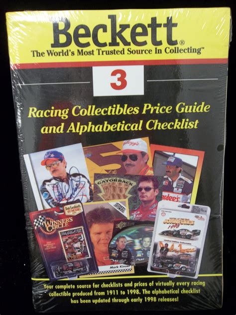 Download Beckett Racing Price Guide And Alphabetical Checklist Beckett Racing Collectibles And Diecast Price Guide 7 By James Beckett Iii