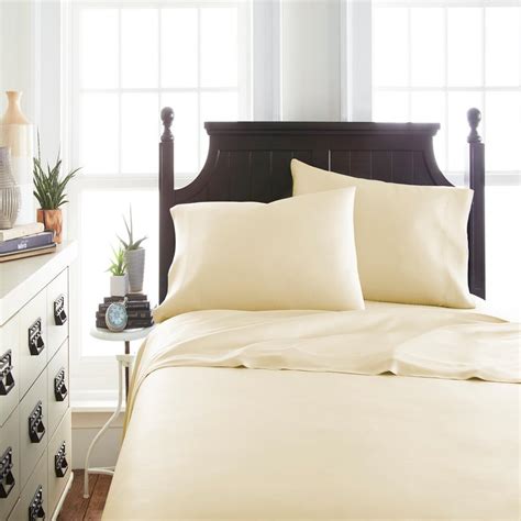 Becky cameron sheets. The 4-Piece Classic Sheet Set by Becky Cameron is designed with your comfort in mind. Made of the finest imported double-brushed microfiber yarns creating a new standard in softness and breath-ability, 