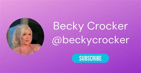 Beckycrocker Onlyfans Porn