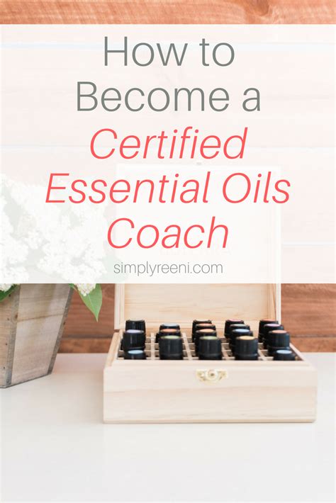 Become A Certified Essential Oils Coach - Simply Reeni