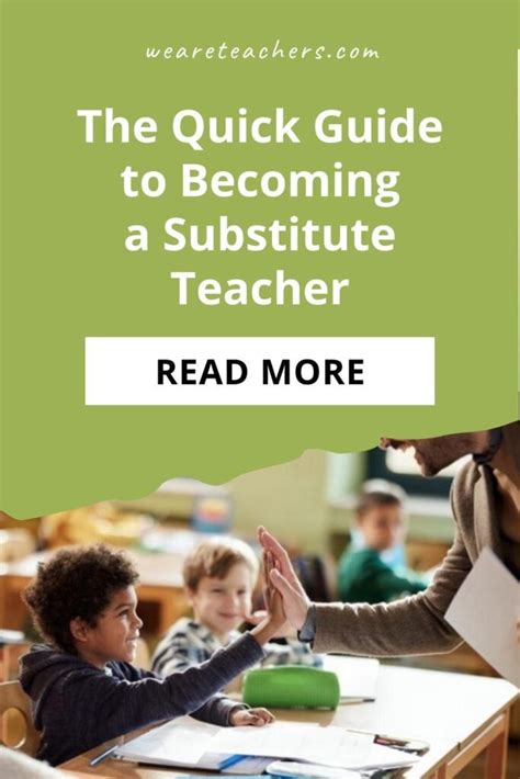Become a substitute teacher. Things To Know About Become a substitute teacher. 