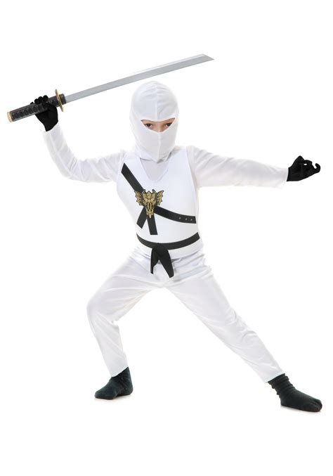 Become the Master of Stealth with Our Premium White Ninja Costume