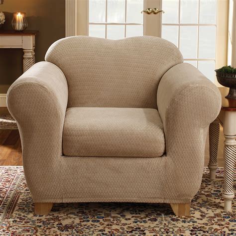 Cozy Sherpa Soft Fleece Armchair Cushion - 16.000 x 10.000 x 6.000. Was $42.49 Save $6.50 (15%) Sale $35.99. 0. Protective Textured Stretch Furniture Slipcover. At Other Retailer $69.99. Sale $54.62. 42. Stretch Sensations Stretch Optic Jumbo Recliner Slipcover - jumbo recliner - jumbo recliner. . 