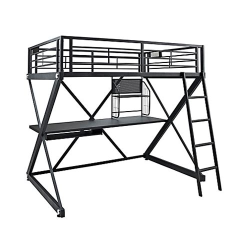 Shop for Themes and Rooms Twin Over Twin Solid Wood Low Loft Bunk Bed with Guardrail. Bed Bath & Beyond - Your Online Furniture Outlet Store! - 34661204. Skip to main content. ... Bed Bath & Beyond reserves the right to change this offer at any time. Read more on shipping policy or return policy.. 