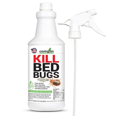Bed bug spray. Harris Bed Bug Killer effectively kills bed bugs once dry. 1 gal. allows for repeated applications on an on-going basis to effectively eliminate bed bugs. The odorless and non-staining formula will not cause damage to fabrics when used according to label directions. Registered with the Environmental Protection Agency (No. 3-11) … 
