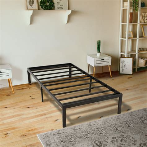 Bed without box spring. A platform bed is a popular furniture choice for modern bedrooms. It is a low-profile bed frame that eliminates the need for a box spring by providing a solid foundation for your m... 