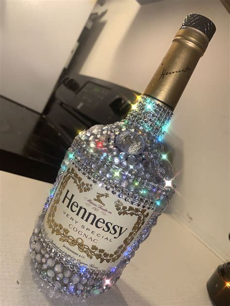 Bejeweled Hennessy Bottle for the bday boy's 30th! Brianna Galvez. Cocktails. Don Perignon. Vin Effervescent. Dom Perignon Champagne ... Diy Bottle. Birthday Party 21. Birthday Ideas. Geek Birthday. Gift idea: ….
