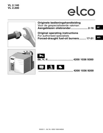 Bedieningshandleiding voor de KPF-CF-reeks