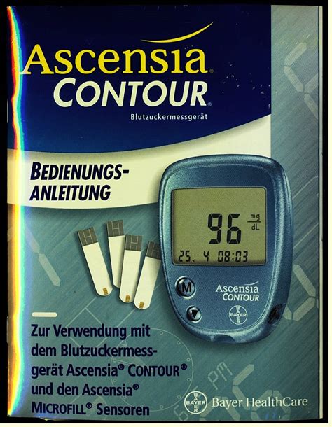 Bedienungsanleitung für das glukosemeßgerät ascensia contour. - The modern neurosis handbook a guide to coping.