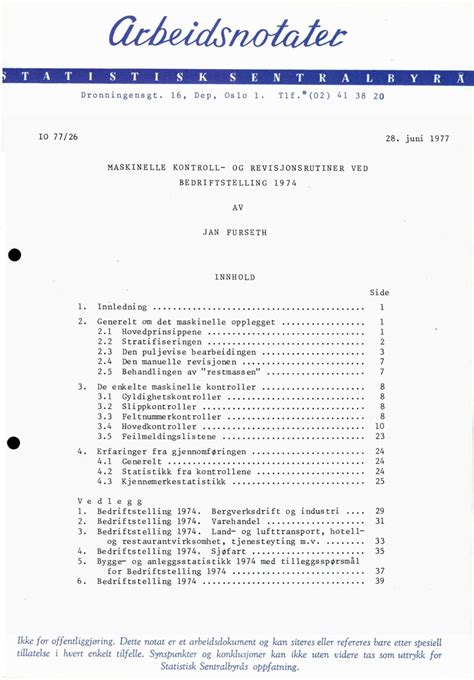 Bedriftstelling 1974: varehandel census of establishments 1974. - Service manual for em3500sx honda genertor.