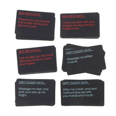 Bedroom Commands Card Game