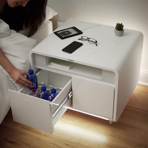 Bedside Table With Fridge Drawer