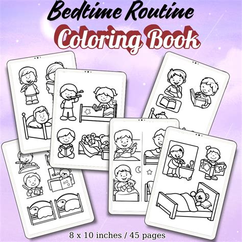 Bedtime Coloring Shee