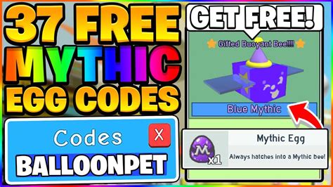 Guys, i totally just got a FREE Mythic egg and you can too. Plus there is a new 'OP' code you can use to grind more honey. Watch the video for details...And .... 