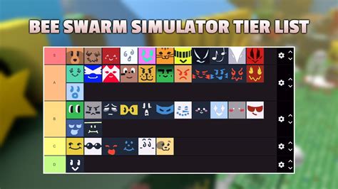 Bee swarm tier list. Bee Swarm Simulator Bees Tier List (Latest , 2023). All bee images are from Bee Swarm Simulator Wiki. Create a Bee Swarm Simulator : Bees Tier List (2023) tier list. Check out our other Roblox Games tier list templates and the most recent user submitted Roblox Games tier lists. Alignment Chart View Community Rank 
