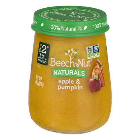 Beech nut baby food. All Beech-Nut baby food jars are vacuum-sealed for freshness. This jar can be stored in the refrigerator for up to 2 days after opening. 10, 2.5 oz Jars. Adds protein to baby's diet. No added seasonings. Ingredients: Finely ground chicken, chicken broth. Instructions: Listen for pop when opening. 