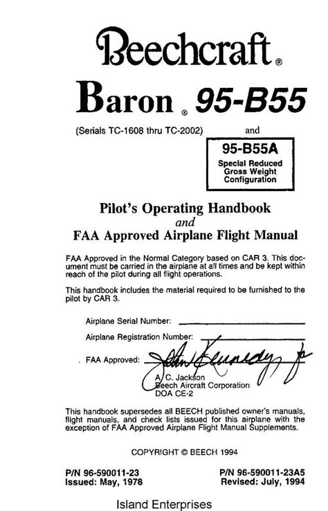 Beechcraft 95 b55 baron maintenance manual. - John deere 270 disc mower shop manual.