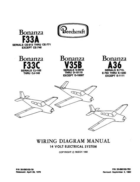 Beechcraft bonanza 14 volt electrical wiring diagram manual f33 f33c v35 a36 download. - Guía de lecciones de terciopelo extraño.