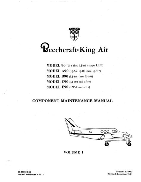 Beechcraft king air 90 maintenance manual. - Suzuki four stroke outboard service manual.