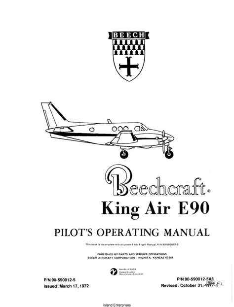 Beechcraft king air e90 flight manual. - Neue wirbellose thiere beobachtet und gesammelt auf einer reise um die erde 1853 bis 1857.