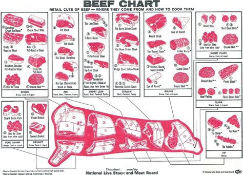 Beef Cutting Charts And Diagrams