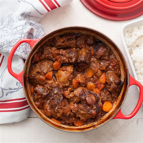 Beef oxtail. Learn how to cook oxtail low and slow with these seven recipes that celebrate the rich flavor of this succulent cut of meat. From a hearty stew with sweet … 