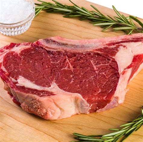 Beef rib steak bone. The ribeye steak and the prime rib are both cut from the rib section of a beef carcass. The prime rib is a large roasting joint, often containing large sections of the rib bone. The ribeye, by comparison, is cut from the most tender part of the rib, between the 6th and 12th rib, and is a heavily marbled slice of the longissimus dorsi muscle. 