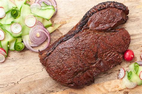 Beef round top round steak. Akaushi steak is a type of beef that is prized for its superior flavor and texture. It has been a favorite of Japanese chefs for centuries, and now it’s gaining popularity in the U... 