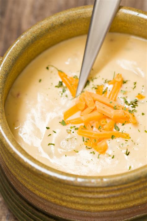 Beer Cheese Potato Soup - The Frozen Biscuit