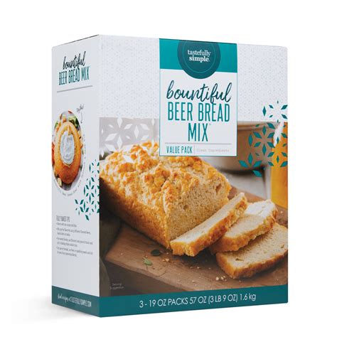 Beer bread mix. com: beer bread mixes Tastefully Simple Bountiful Beer Br...