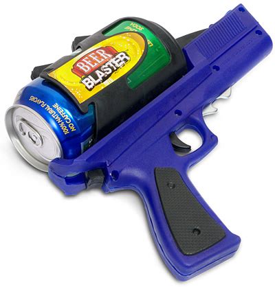 Beer can guns. Set the timer for 3 seconds. At the sound of the buzzer, bring the gun up to the farthest target and take a sight picture. Whether you pull the trigger is up to you, but either way, quickly transition to the next target and then the next. Keep the gun moving in a smooth back-and-forth motion. 