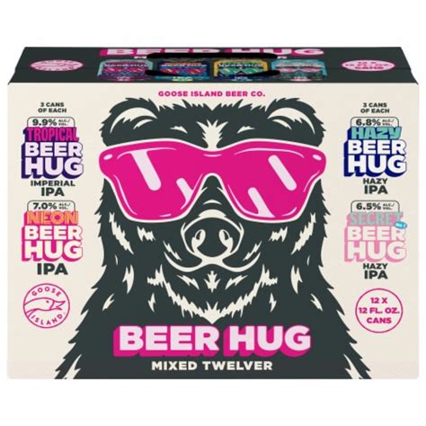 Beer hug ipa. About Hazy BEER Hug. Details. Brewery. Goose Island Beer Co. Style. HAZY IPA. ABV. 6.8% Hops. AMARILLO, GALAXY, NELSON. Color. LIGHT ORANGE. Flavour. NOTES … 