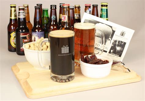 Beer of the month club gift. Gourmet Gift Baskets. View On Gourmet Gift Baskets $85. This is one of the most thoughtfully curated gift crates for craft beer lovers that you'll find online. This crate includes four premium ... 