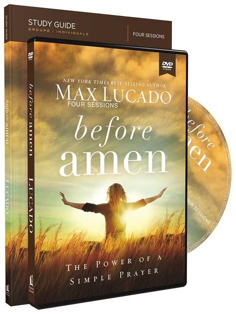 Before amen study guide by max lucado. - Offshore information guide publications databases and services directories.