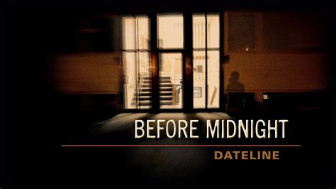 Dateline. DATELINE MONDAY SNEAK PEEK: Before Midnight 01:56. Copied. Print; Keith Morrison reports tonight at 10/9c on NBC. June 17, 2019. Read More. Get more news. 