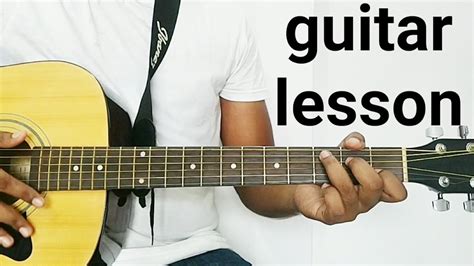 Beginner guitar lessons. Learn how to play guitar with this series of free beginner guitar lessons for both acoustic and electric guitars. The lessons cover the basics of guitar holding, tuning, strumming, chords, songs, and more. 