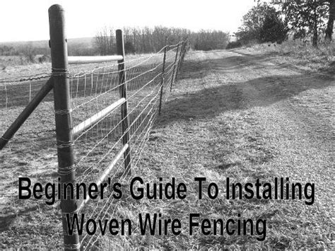 Beginner s guide to installing woven wire fencing. - Colloque international sur les applications des faisceaux ioniques à la technologie des semiconducteurs..