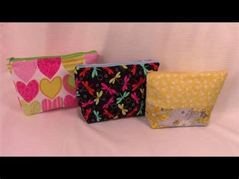 Beginners Cosmetic Bag The Sewing Room Channel