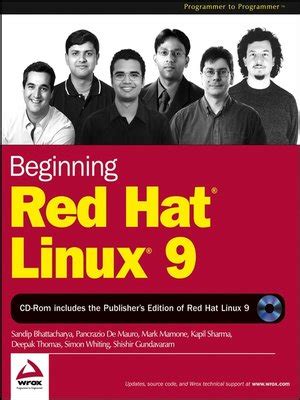 Beginning Red Hat Linux 9 (Programmer to Programmer) by Sandip Bhattacharya (2003-07-09)