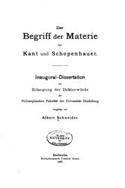 Begriff der materie bei kant und schopenhauer. - Manual de impresora hp deskjet f300 series.