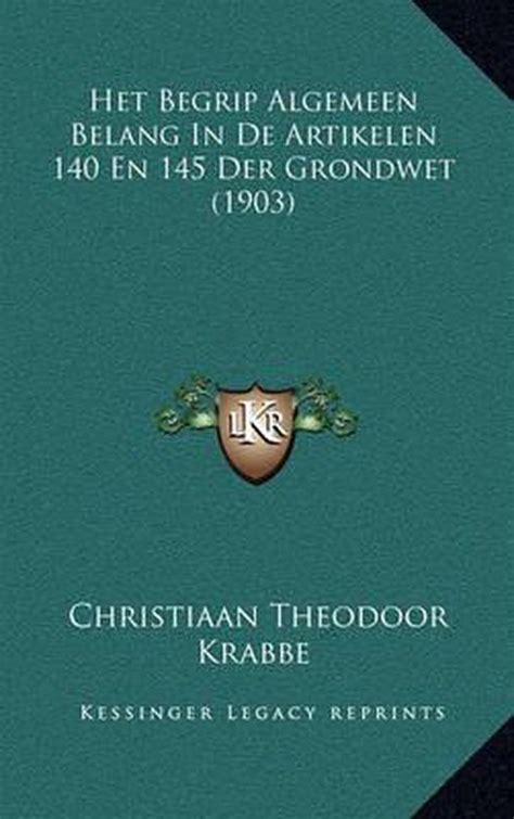 Begrip algemeen belang in de artikelen 140 én 145 der grondwet. - Beitrag zur stellung des verbums im orrmulum..